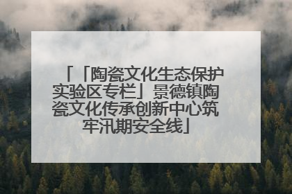 「陶瓷文化生态保护实验区专栏」景德镇陶瓷文化传承创新中心筑牢汛期安全线