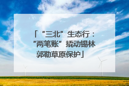 “三北”生态行：“两笔账”撬动锡林郭勒草原保护