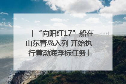 “向阳红17”船在山东青岛入列 开始执行黄渤海浮标任务