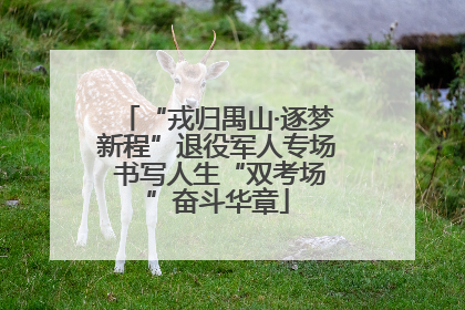“戎归禺山·逐梦新程”退役军人专场 书写人生“双考场”奋斗华章