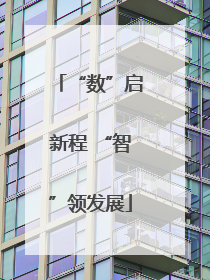“数”启新程 “智”领发展