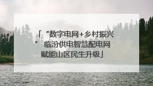 “数字电网+乡村振兴” 临汾供电智慧配电网赋能山区民生升级