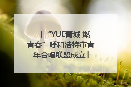 “YUE青城 燃青春”呼和浩特市青年合唱联盟成立