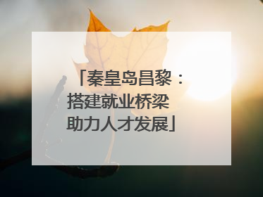 秦皇岛昌黎：搭建就业桥梁 助力人才发展