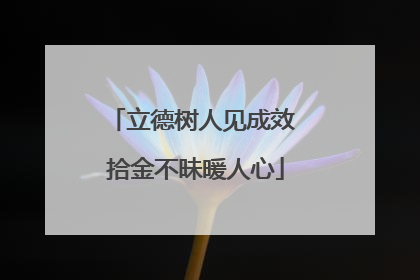 立德树人见成效 拾金不昧暖人心