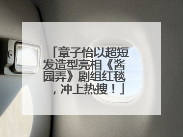 章子怡以超短发造型亮相《酱园弄》剧组红毯，冲上热搜！