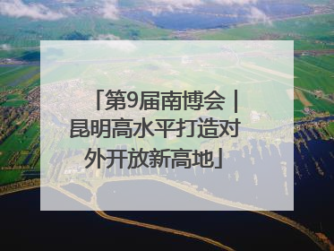 第9届南博会｜昆明高水平打造对外开放新高地