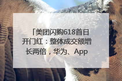 美团闪购618首日开门红：整体成交额增长两倍，华为、Apple、沃尔玛等近800个品牌翻倍增长