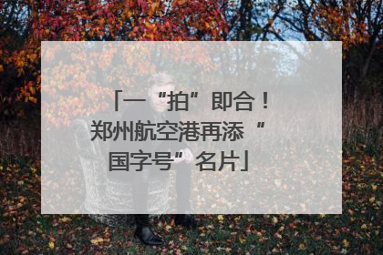 一“拍”即合！郑州航空港再添“国字号”名片
