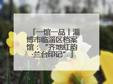 一馆一品丨淄博市临淄区档案馆：“齐地红韵·兰台印记”