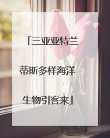三亚亚特兰蒂斯多样海洋生物引客来