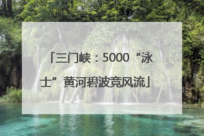 三门峡：5000“泳士”黄河碧波竞风流