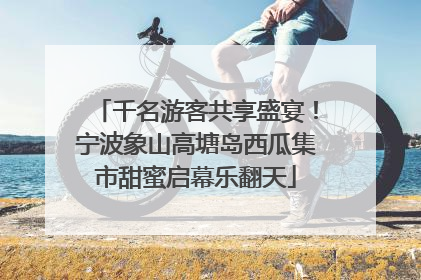 千名游客共享盛宴！宁波象山高塘岛西瓜集市甜蜜启幕乐翻天