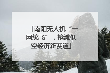 南阳无人机“一网统飞”，抢滩低空经济新赛道