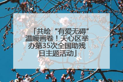 共绘“有爱无碍”温暖画卷！天心区举办第35次全国助残日主题活动