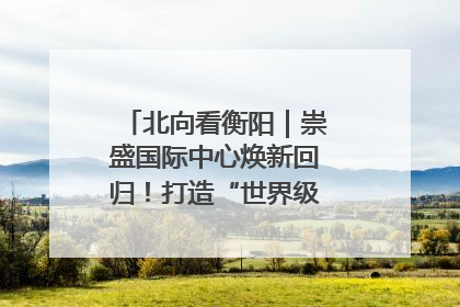北向看衡阳｜崇盛国际中心焕新回归！打造“世界级美食主题公园”