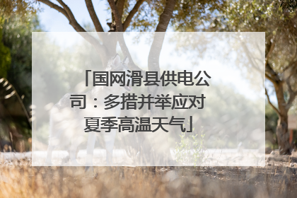 国网滑县供电公司：多措并举应对夏季高温天气