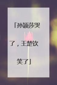 孙颖莎哭了，王楚钦笑了