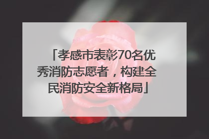 孝感市表彰70名优秀消防志愿者，构建全民消防安全新格局
