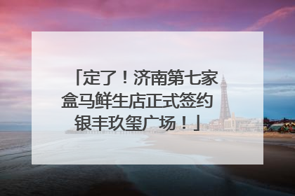 定了！济南第七家盒马鲜生店正式签约银丰玖玺广场！