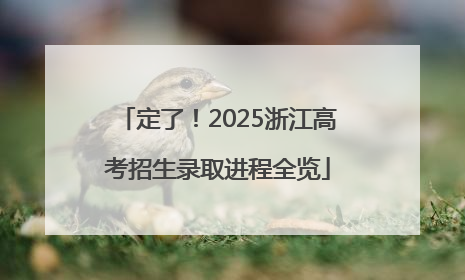 定了！2025浙江高考招生录取进程全览