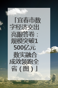 宜春市数字经济交出亮眼答卷：规模突破1500亿元 数实融合成效领跑全省（图）