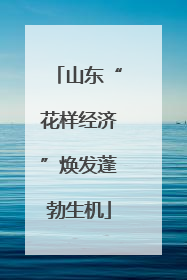 山东“花样经济”焕发蓬勃生机