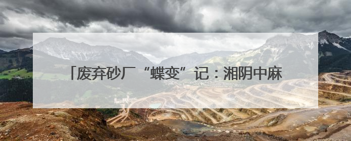废弃砂厂“蝶变”记：湘阴中麻贝乐谷绘就农文旅融合新画卷
