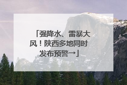 强降水、雷暴大风！陕西多地同时发布预警→