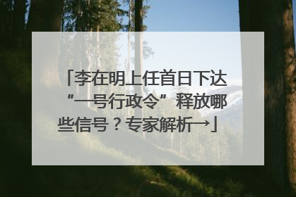 李在明上任首日下达“一号行政令”释放哪些信号？专家解析→