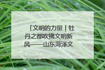 文明的力量｜牡丹之都吹拂文明新风——山东菏泽文明创建一线见闻