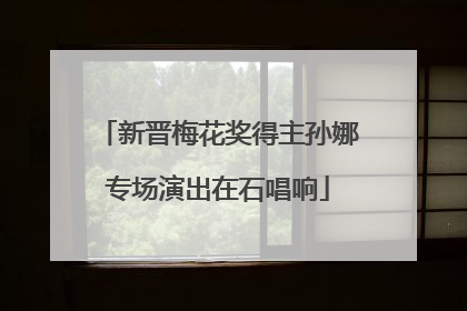 新晋梅花奖得主孙娜专场演出在石唱响