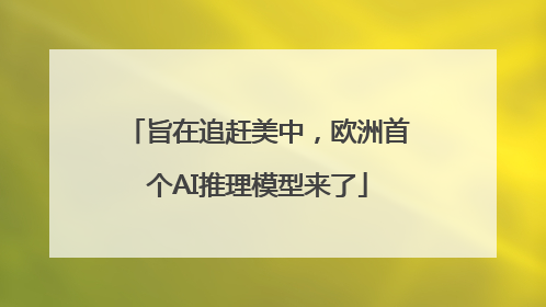 旨在追赶美中，欧洲首个AI推理模型来了