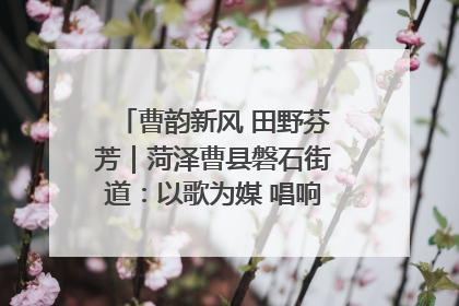 曹韵新风 田野芬芳｜菏泽曹县磐石街道：以歌为媒 唱响乡土“新歌声”