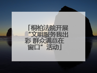 桐柏法院开展“文明服务我出彩 群众满意在窗口”活动