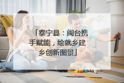 泰宁县：闽台携手赋能，绘就乡建乡创新图景