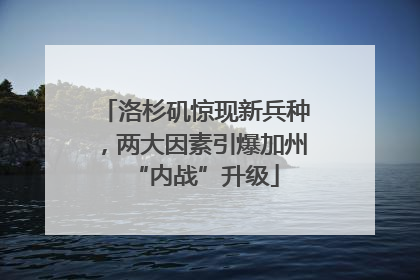 洛杉矶惊现新兵种，两大因素引爆加州“内战”升级