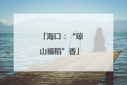 海口：“琼山福稻”香