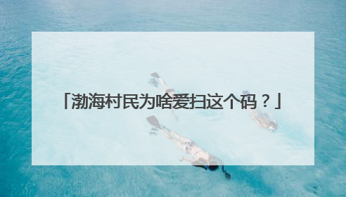 渤海村民为啥爱扫这个码？