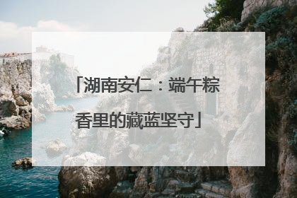 湖南安仁：端午粽香里的藏蓝坚守