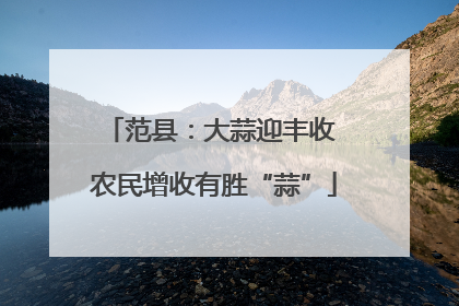 范县：大蒜迎丰收 农民增收有胜“蒜”