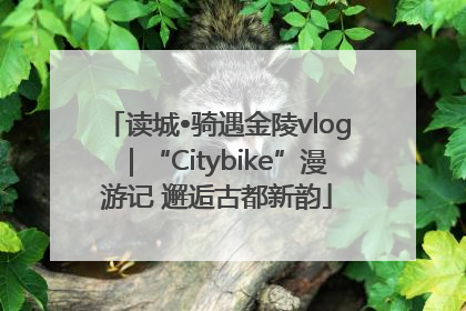 读城•骑遇金陵vlog｜“Citybike”漫游记 邂逅古都新韵