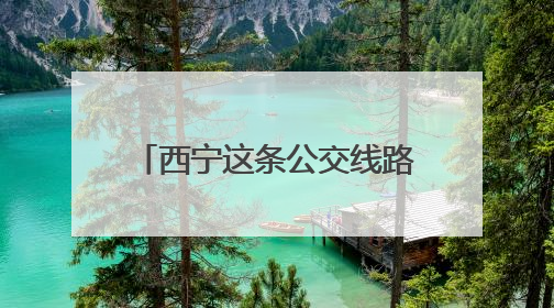 西宁这条公交线路临时调整的通知