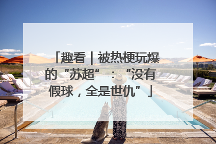 趣看｜被热梗玩爆的“苏超”：“没有假球，全是世仇”