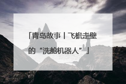 青岛故事丨飞檐走壁的“洗舱机器人”