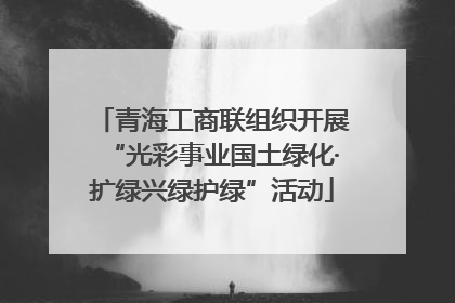青海工商联组织开展“光彩事业国土绿化·扩绿兴绿护绿”活动