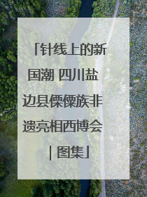 针线上的新国潮 四川盐边县傈僳族非遗亮相西博会｜图集