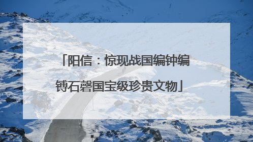 阳信：惊现战国编钟编镈石磬国宝级珍贵文物