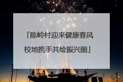 陈岭村迎来健康春风 校地携手共绘振兴图
