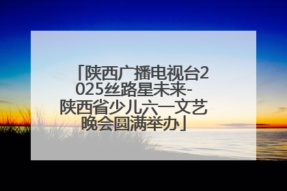 陕西广播电视台2025丝路星未来-陕西省少儿六一文艺晚会圆满举办